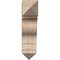 Ekena Millwork Funston Arts & Crafts Smooth Bracket, Douglas Fir, 5 1/2"W x 18"D x 22"H BKT06X18X22FST03SDF - alternate 3